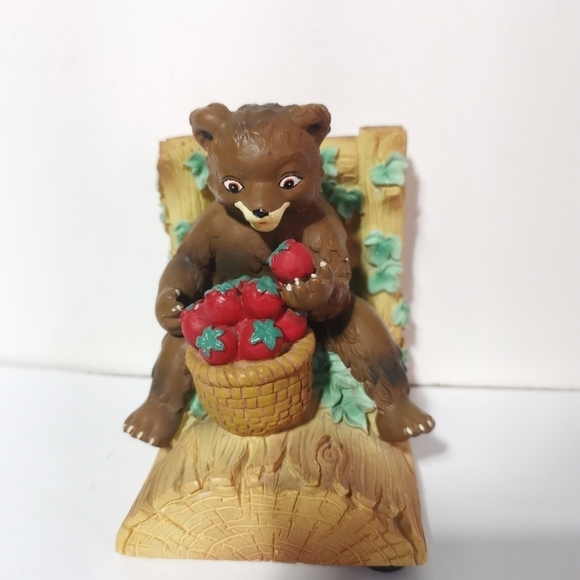 𝅺ONE Vintage Franklin The Turtle - little Bear Bookend - Picture 2 of 6